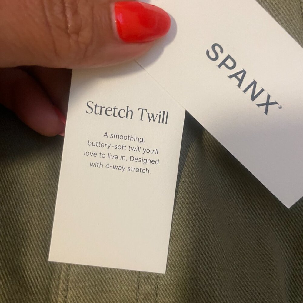 SPANX - NWT Stretch Twill Cropped Wide Leg Pant - Medium - Picture 5 of 5
